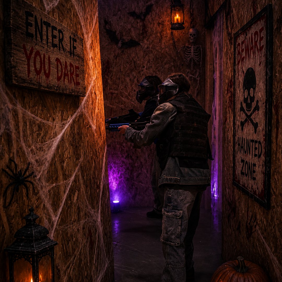 Poster for U18 Halloween Airsoft CQB at Commando Force Airsoft