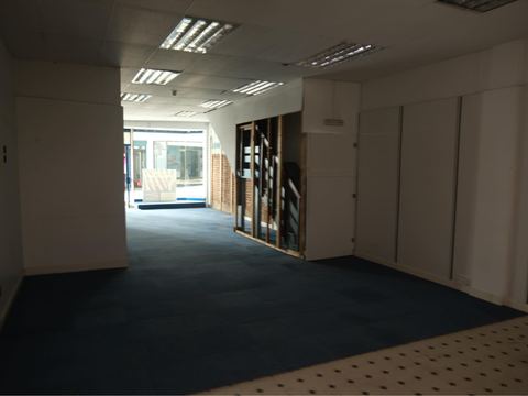 Empty shop interior