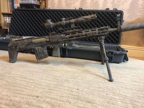 Finished sniper build with scope and bipod