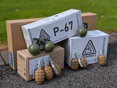 Grenades and boxed stock in for the weekend